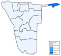 Distribution of Zambezi[7] languages