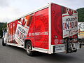 Molson's agent distribution truck somewhere in America, dated 2010, rear 3/4 view