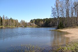 View from the lake Myllyjärvi towards Hauskala.