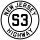 Route S3 marker