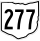 State Route 277 marker