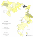 Share of Bosnian language in Republika Srpska by municipalities 2013