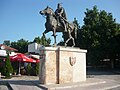 Skanderbeg monument in Skopje