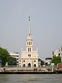 Holy Rosary Church from mid-Chao Phraya River
