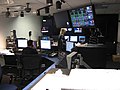 Fox Business Network's master control room with lights on
