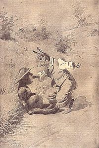 Brer Rabbit and the Tar Baby from the 1895 version of Uncle Remus: His Songs and Sayings