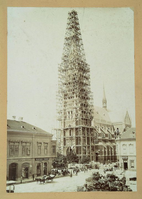 Construction of the co-cathedral in 1898