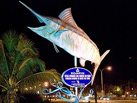 Marlin statue in Rompin