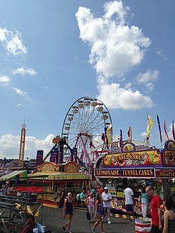 The Maryland State Fair in Timonium