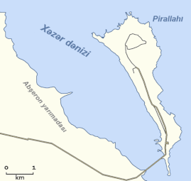 Map of Pirallahi
