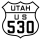 U.S. Route 530 marker