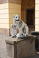 Marble lion from Ujazdów Castle by anonymous Italian scul-tor, 1630s, Drottningholm Palace[4]