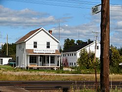 Railstop and HBC store in Gogama