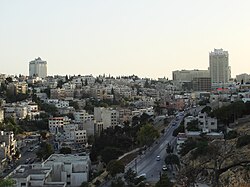 A view of Jabal Amman and surrounding hills