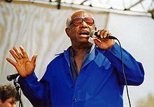 Nelson at the Long Beach Blues Festival, 1996