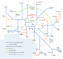 A map of Melbournes past, present, and future rail system