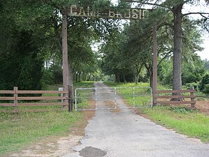 Camp Brosig on Trenckmann Road is owned by Sam Houston Area Council, Boy Scouts of America.