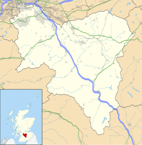 Map showing the location of Lower Nethan Gorge