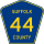 County Route 44 marker