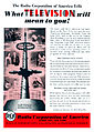 Image 4Ad for the beginning of experimental television broadcasting in New York City by RCA in 1939 (from History of television)