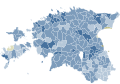 2003 Estonian European Union membership referendum by municipality