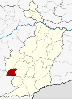District location in Buriram province