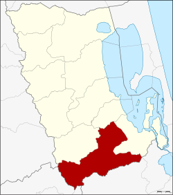 District location in Phatthalung province