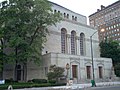 Temple Sholom at North Lake Shore Drive and West Cornelia Avenue is a historic Jewish place of worship.