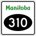 Provincial Road 310 marker