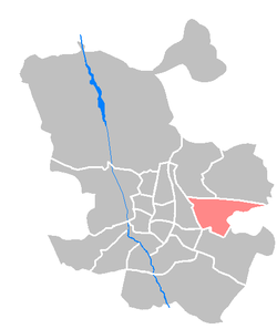 Location of San Blas-Canillejas