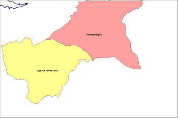 Abanga-Bigne Department in Moyen-Ogooué Province