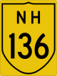 National Highway 136 shield}}