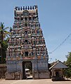 From inside the temple(Nandhanar shrine next to Rajagopuram)