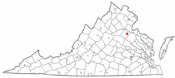 Location of Spotsylvania, Virginia