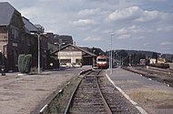 The platforms and tracks in 1993.