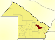 Location of Sargento Cabral Department within Chaco Province