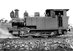 Abt rack locomotive No. 383 of the Razorback Range, Mount Morgan