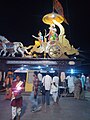 Krishna Arjun rath in triveni ghat