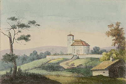 View of the church (c. 1830)