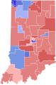 2012 Indiana gubernatorial election by State Senate district