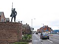 Image 72A Border Reiver : statue in Carlisle (from History of Cumbria)