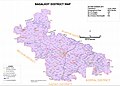 Bagalkot district Map by villages