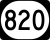Kentucky Route 820 marker