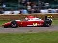 Alesi's Ferrari F93A being demonstrated at The Goodwood Festival of Speed in 2008