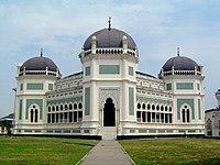 Grand Mosque of Medan, completed in 1909.