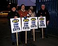 Image 22Public and Commercial Services Union members on strike in Manchester 2006.