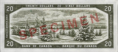 $20 banknote, "Devil's Head" printing