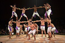 Tribal men group from the Chhattisgarh state of India performs a dance in which they sing and dance with different formations. They try to create a closed dome formation and dance simultaneously, this dance is one of the award-winning and high octane level performance on the stage.