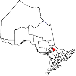 Location of West Nipissing Nipissing-Ouest