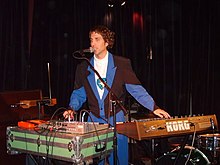 Deibert performing as part of Digital Unicorn in 2007.